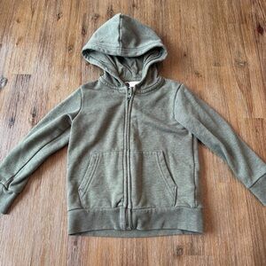 3/24$ H&M Toddler Kids Green Zip-Up Hoodie size 2-4 years